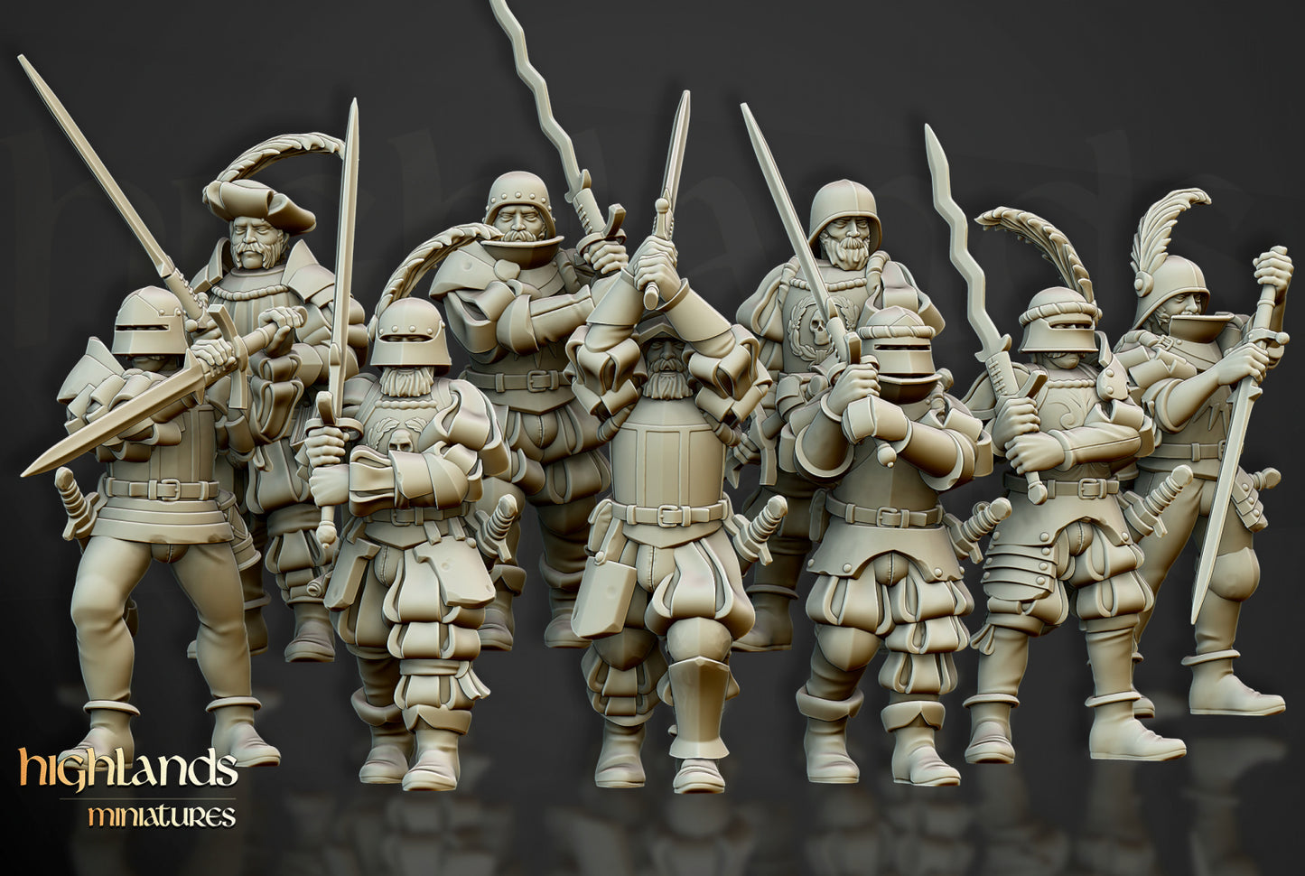 Landsknechts of Soltau by Highlands Miniatures