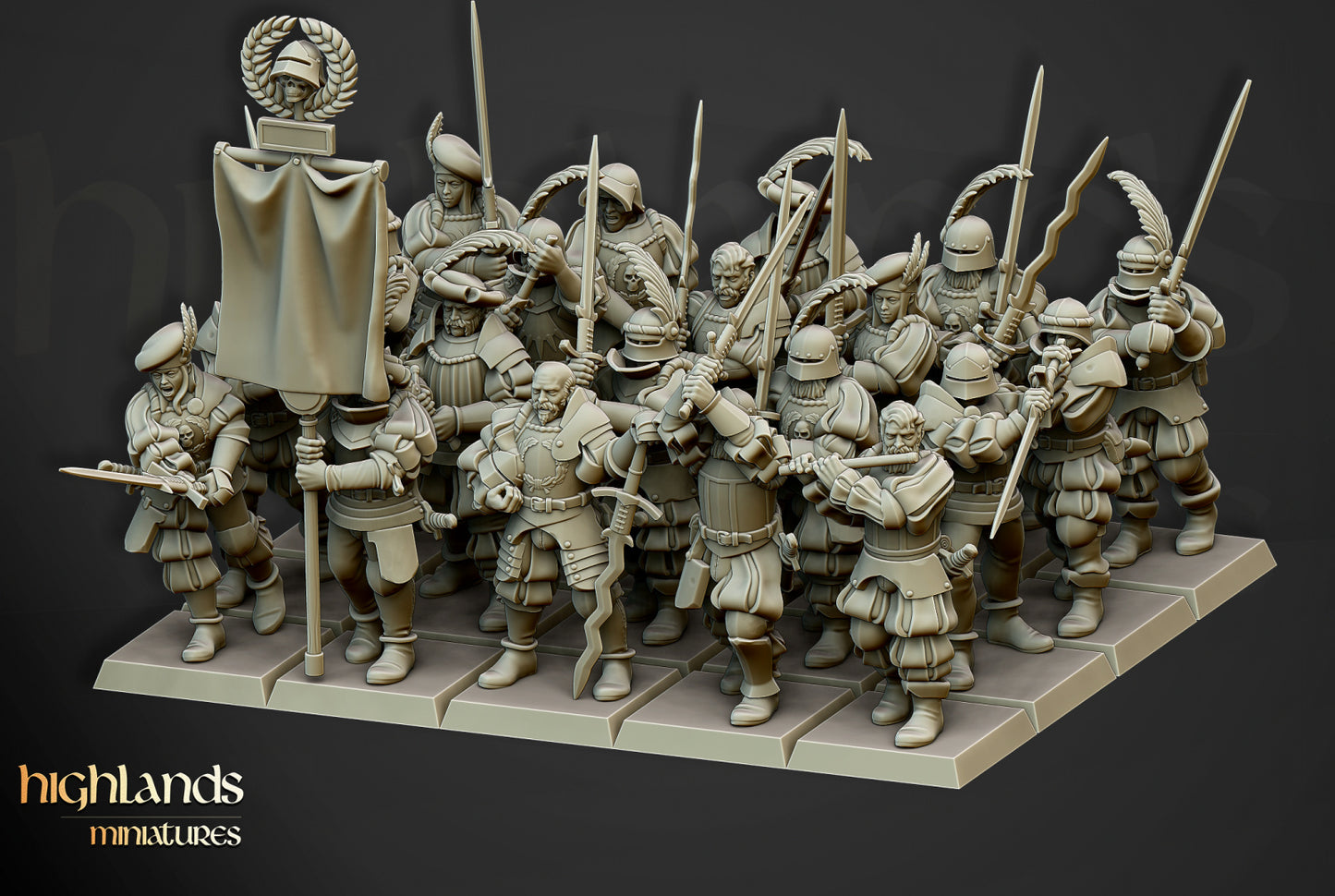 Landsknechts of Soltau by Highlands Miniatures