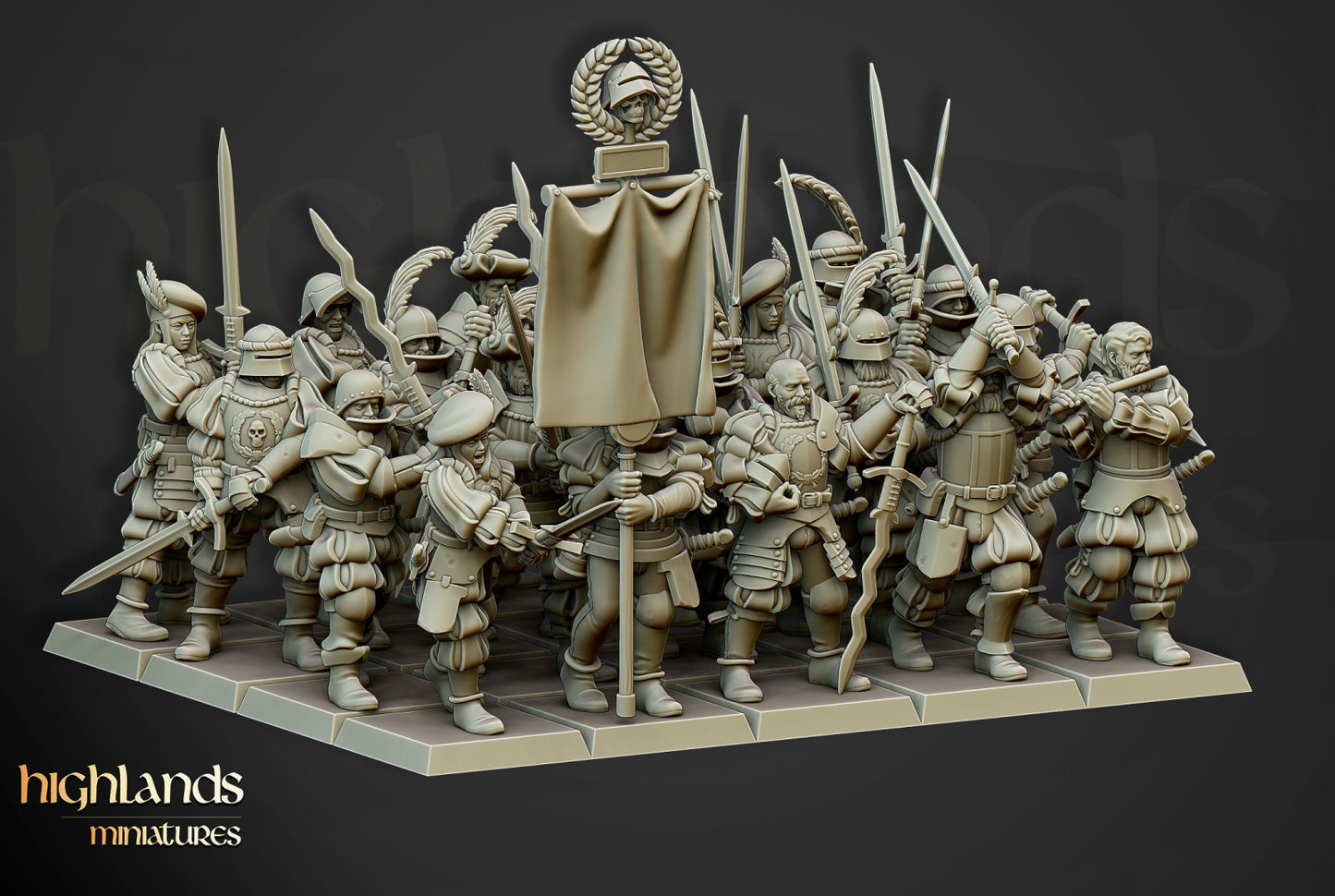 Landsknechts of Soltau by Highlands Miniatures