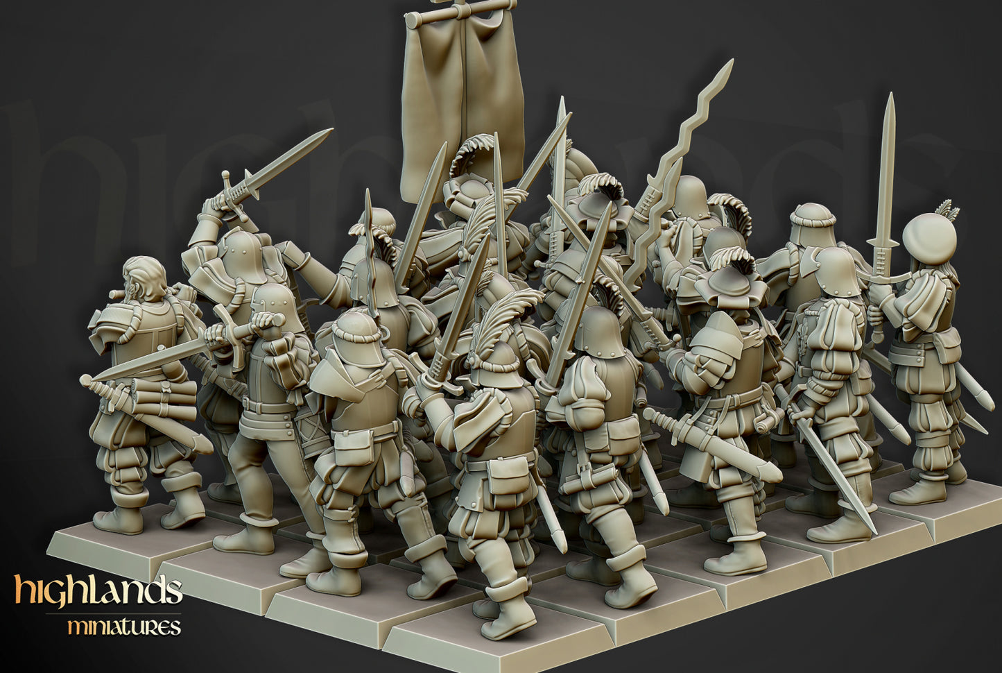 Landsknechts of Soltau by Highlands Miniatures