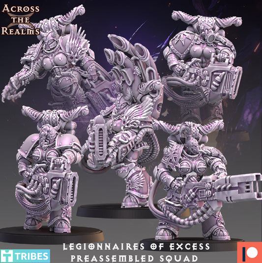 Legionnaires of Excess Heavy Weapons Prebuilt by Across the Realms