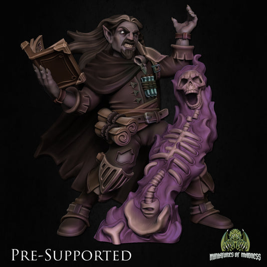 Libor, The Necromancer by Miniatures of Madness