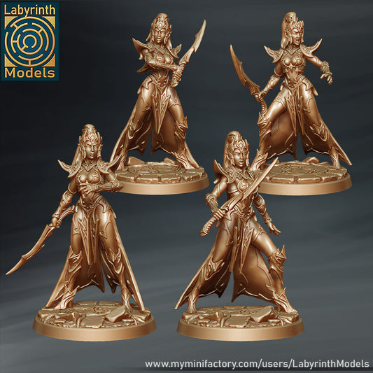 Dark Elf Zealots by Labyrinth Models