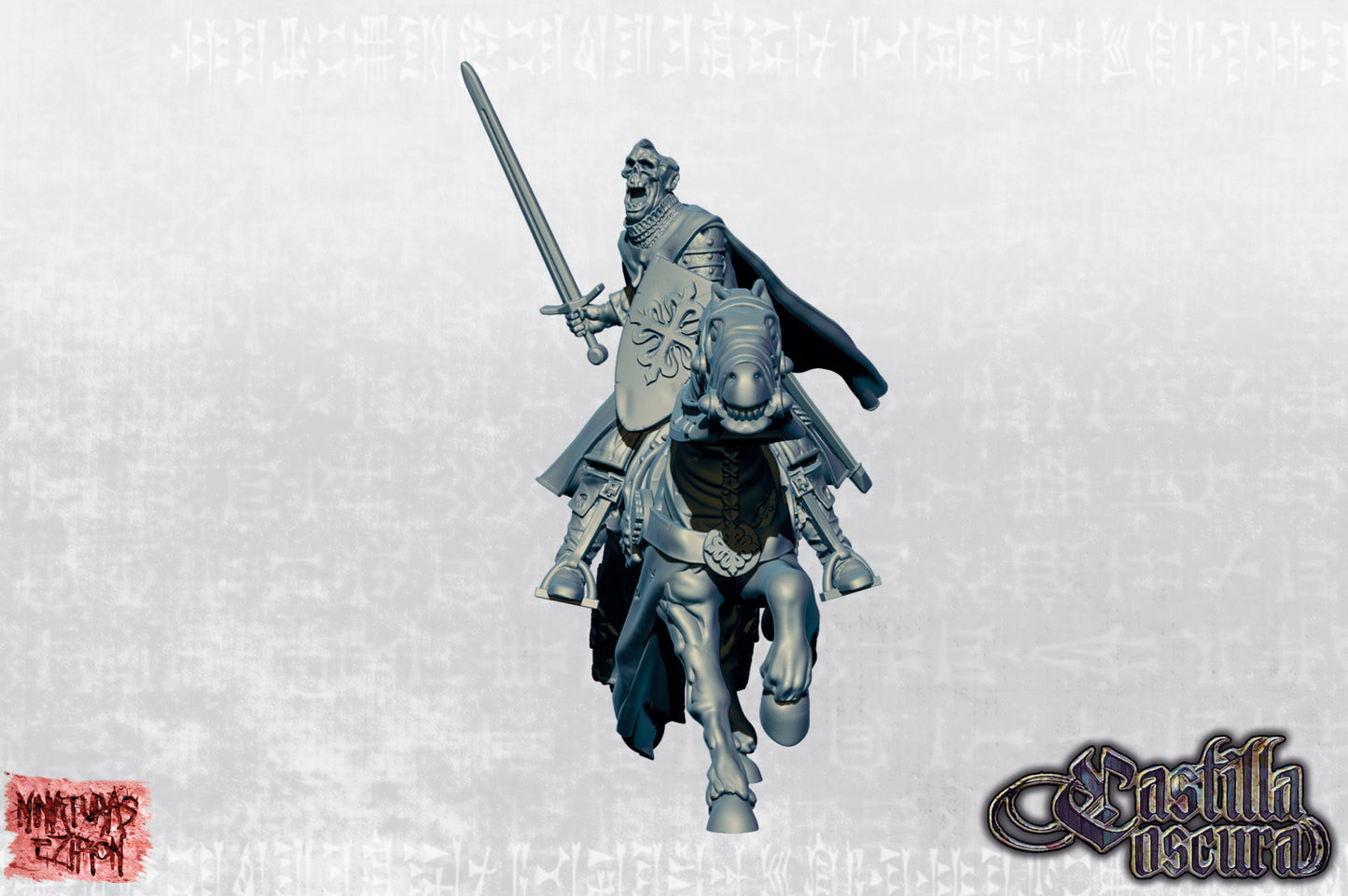 Revived Calatrava Knight on Horse by Ezipion miniatures