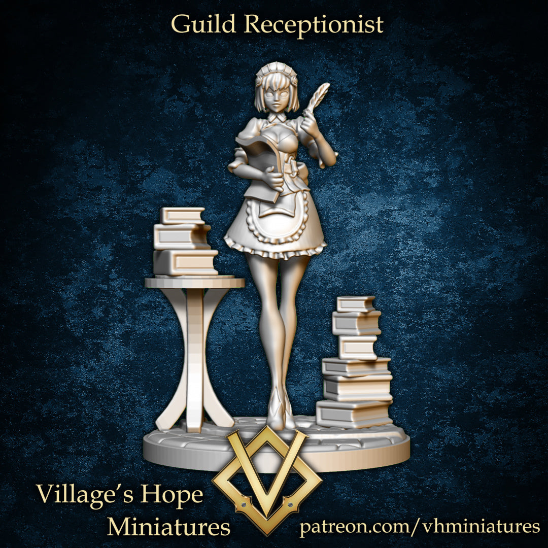 Guild Receptionist by Village's Hope Miniatures