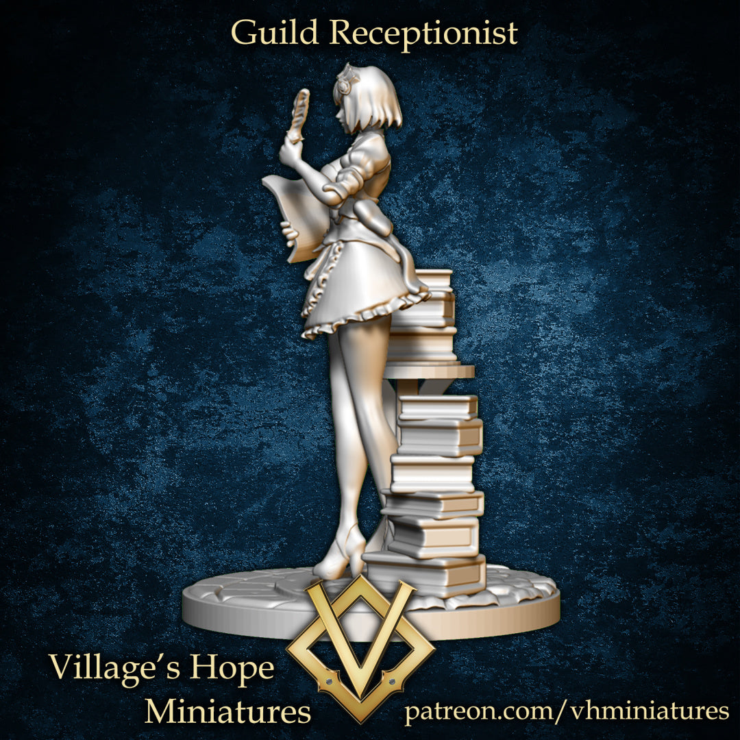 Guild Receptionist by Village's Hope Miniatures
