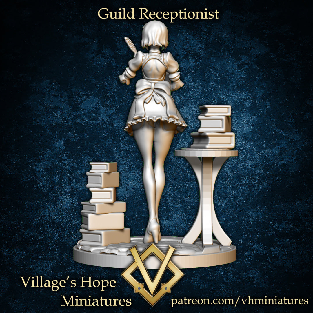 Guild Receptionist by Village's Hope Miniatures