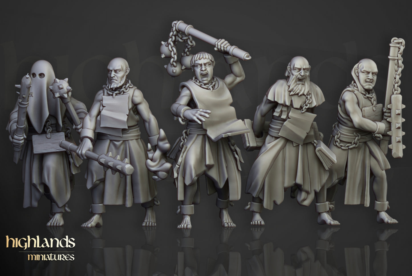 Fanatical Zealots by Highlands Miniatures