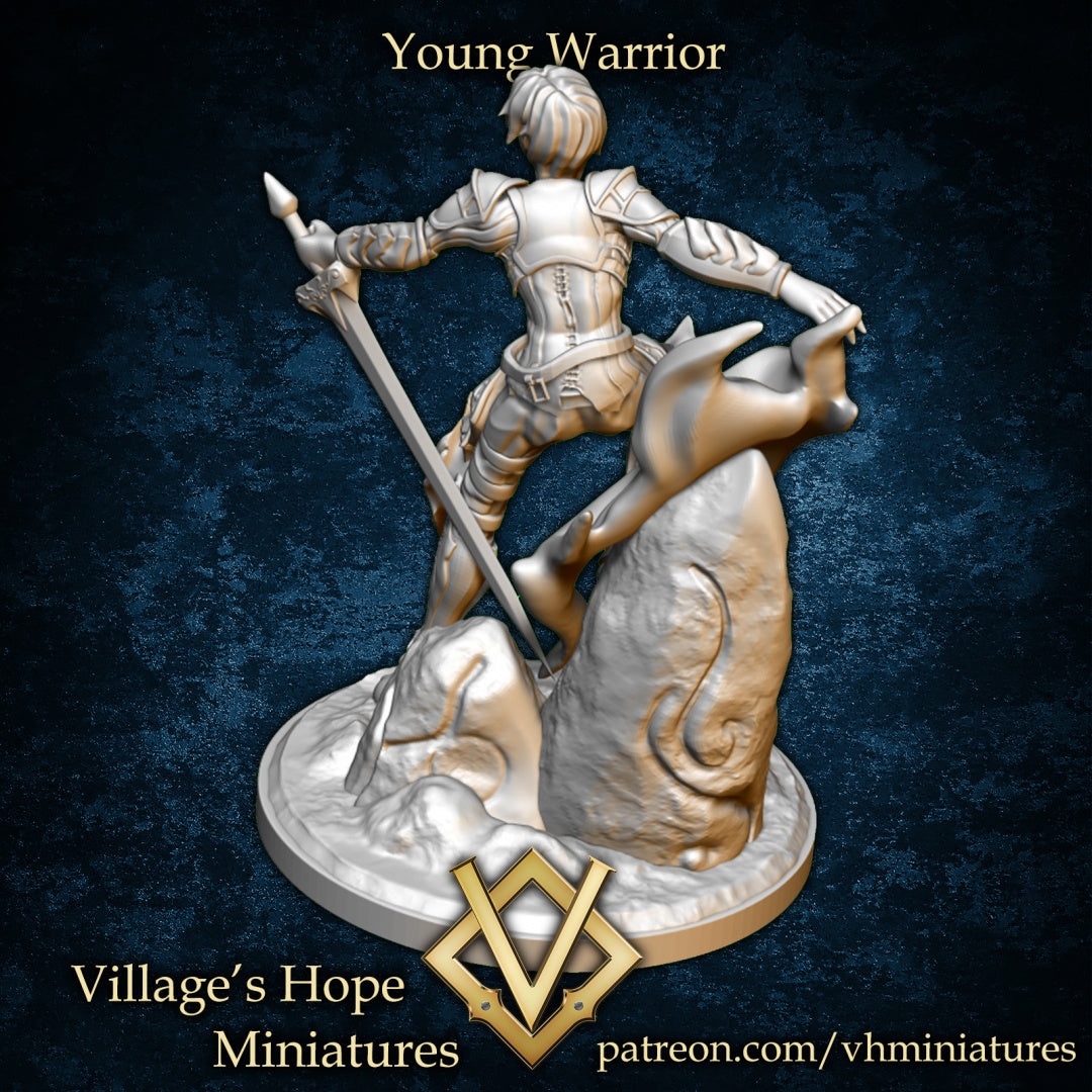 Young Warrior by Village's Hope Miniatures