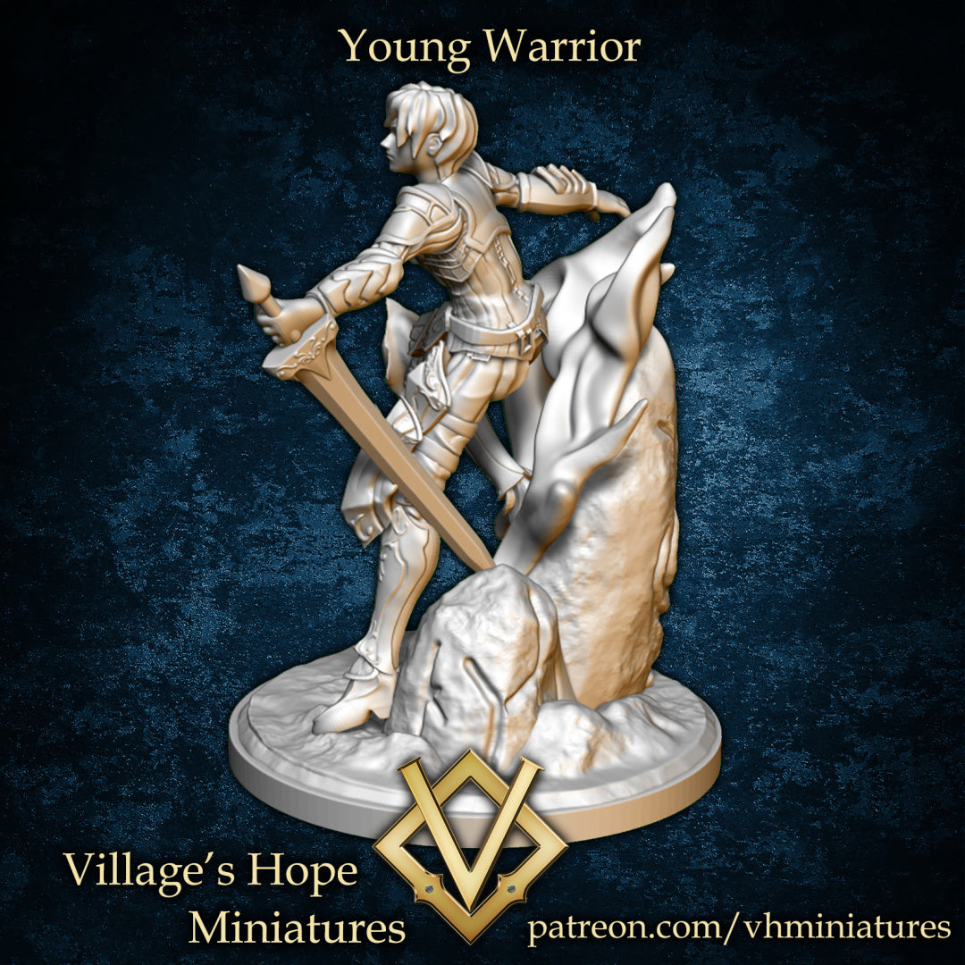 Young Warrior by Village's Hope Miniatures