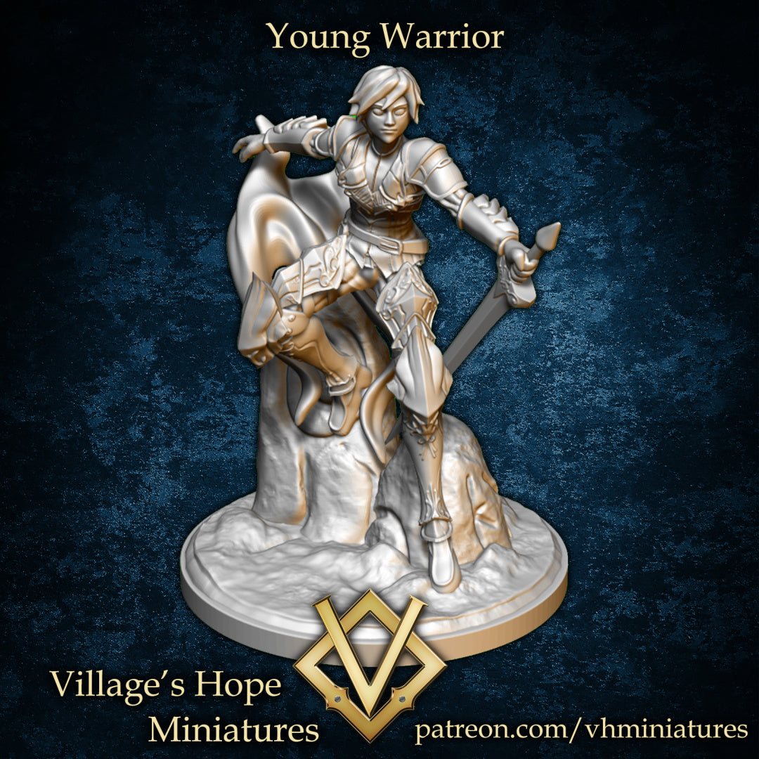 Young Warrior by Village's Hope Miniatures