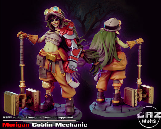 Morigan the Goblin mechanic by Gaz Minis