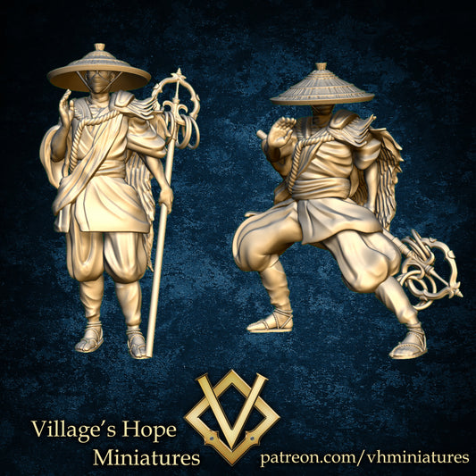 Japanese Monks by Village's Hope Miniatures