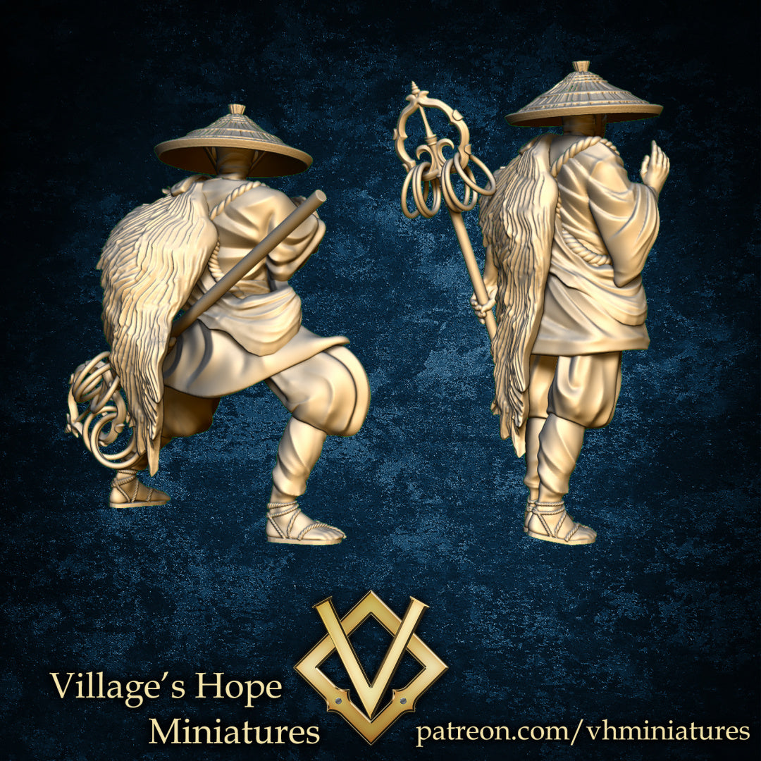 Japanese Monks by Village's Hope Miniatures