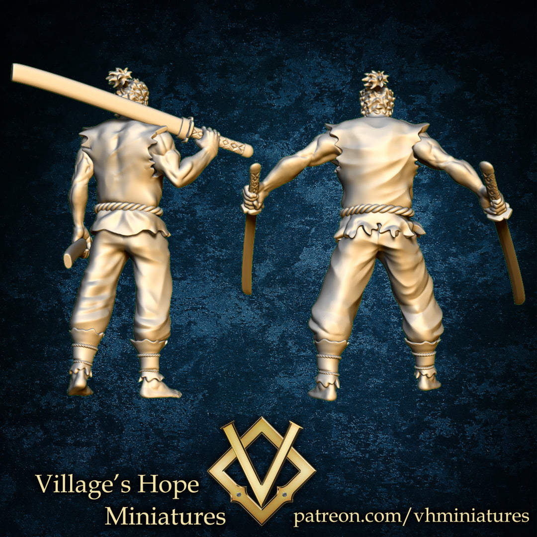 Dual Katana Samurai by Village's Hope Miniatures