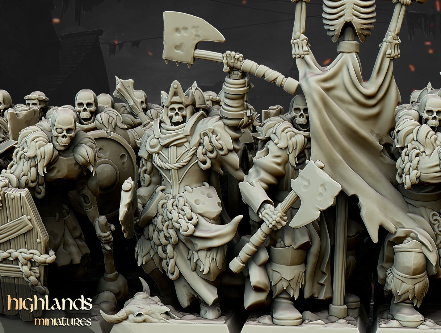 Undead Black Watch Unit by Highlands Miniatures