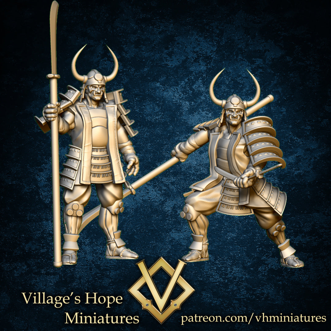 Orc Samurai Warlords by Village's Hope Miniatures
