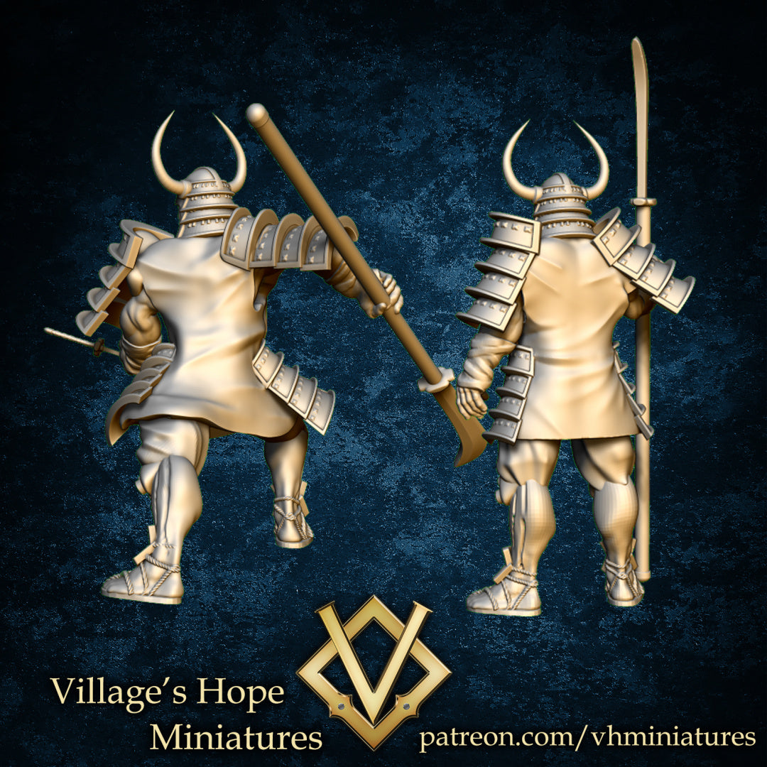 Orc Samurai Warlords by Village's Hope Miniatures
