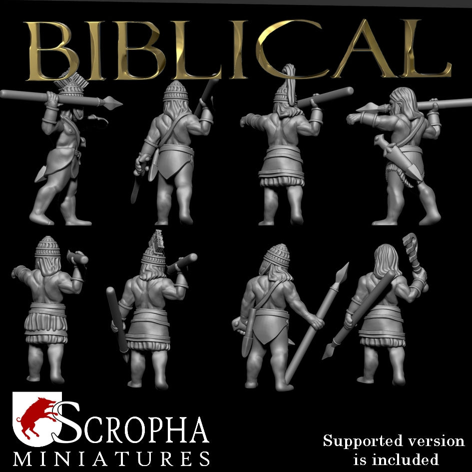 Mycenaean Javelinmen by Scropha Miniatures