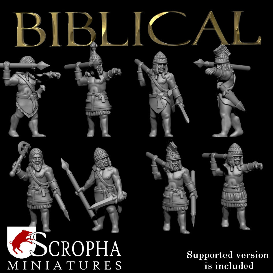 Mycenaean Javelinmen by Scropha Miniatures
