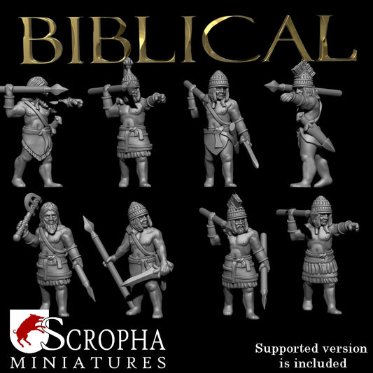 Mycenaean Javelinmen by Scropha Miniatures