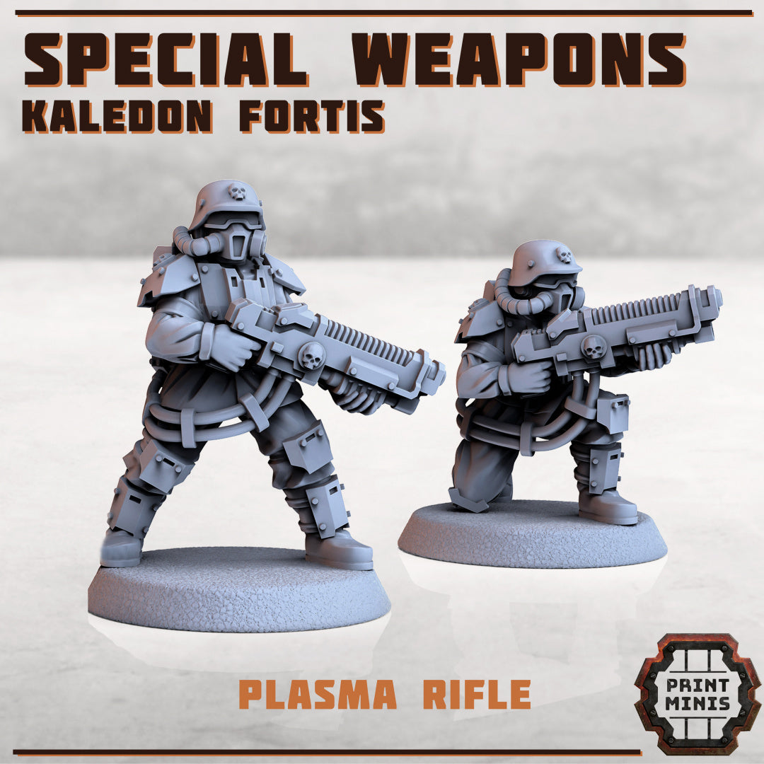 Kaledon Light Infantry Special Weapons