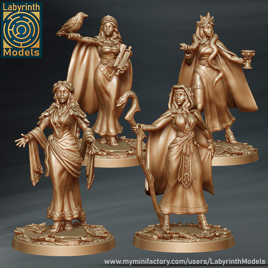Moirai Priestesses by Labyrinth Models