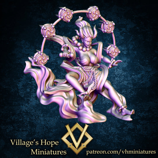 Raijin Goddess of Thunder by Village's Hope Miniatures