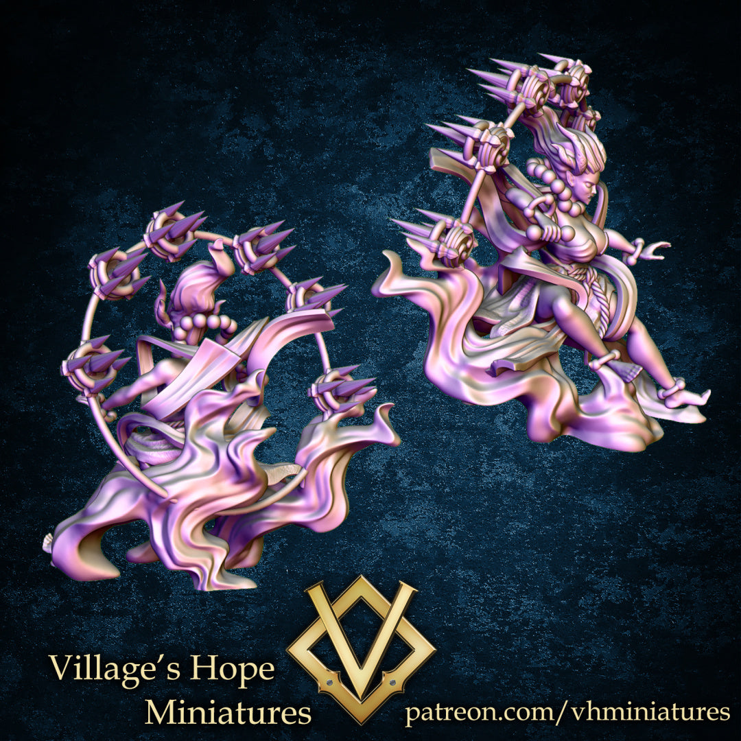 Raijin Goddess of Thunder by Village's Hope Miniatures