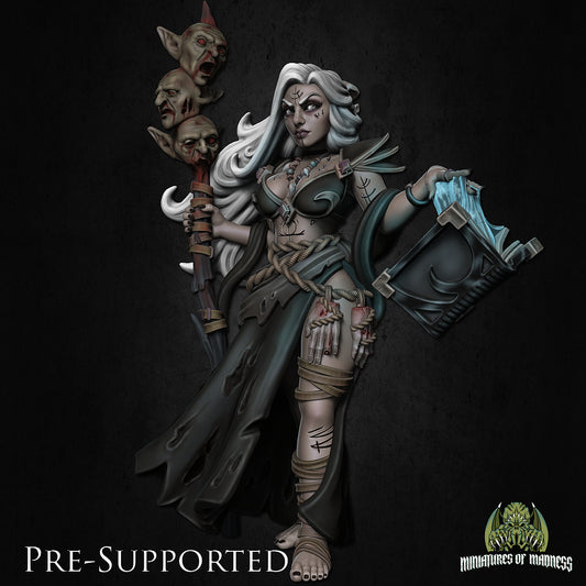 Reina The Outcast Sorceress by Miniatures of Madness