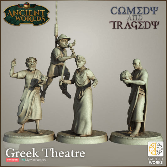 Greek Actors by Gadgetworks Miniatures