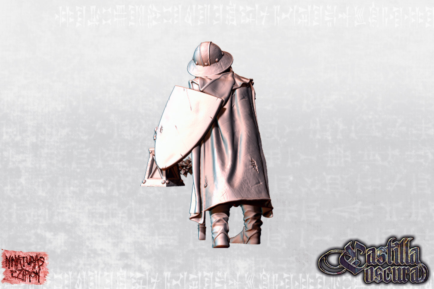 Revived Man at Arms with Lamp by Ezipion Miniatures