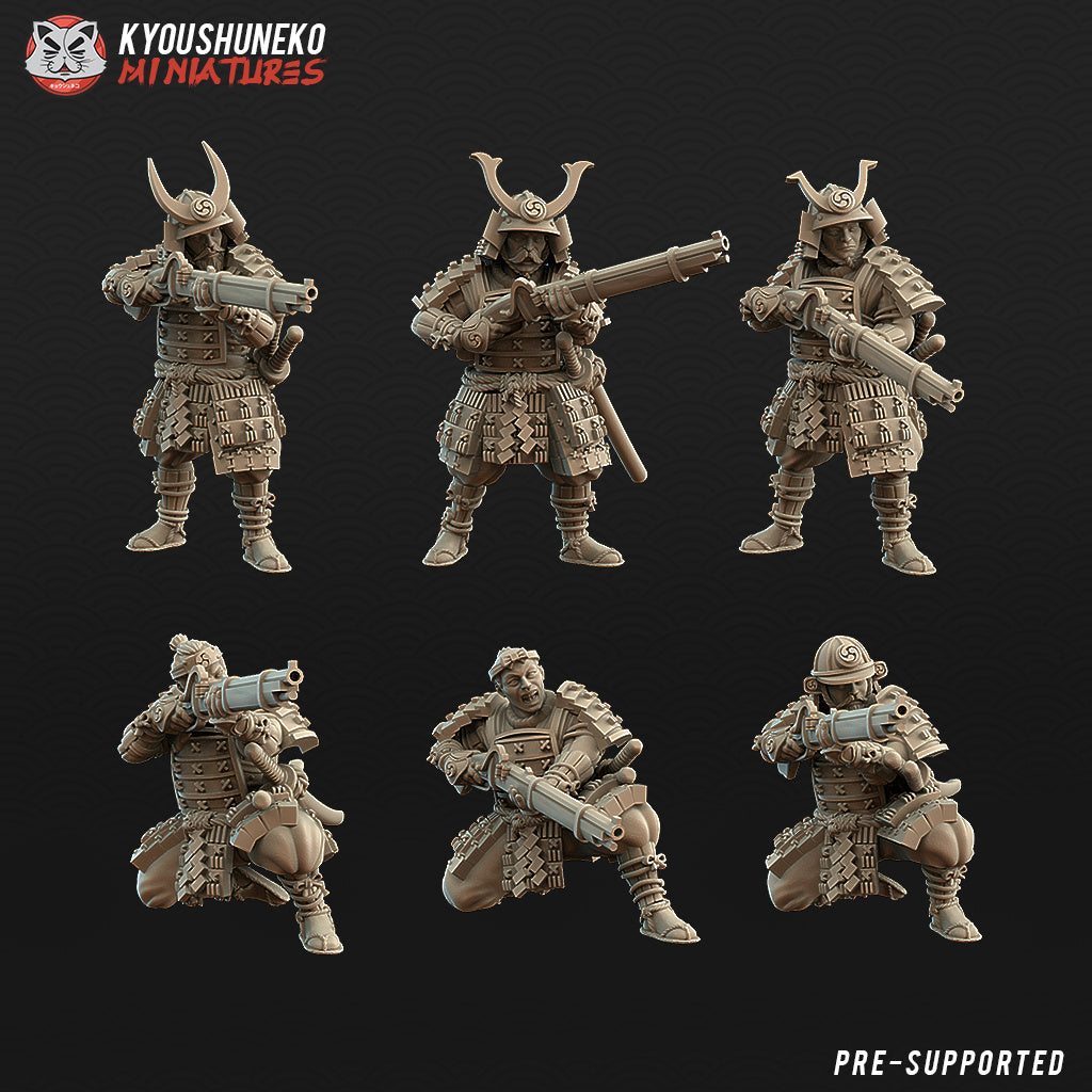 Japanese Samurai Musketmen