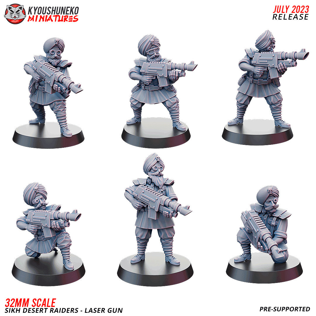 Sikh Desert Raiders- Infantry Las Rifle