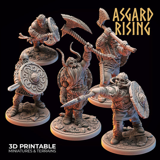 Asgard Rising Modular Viking Warriors