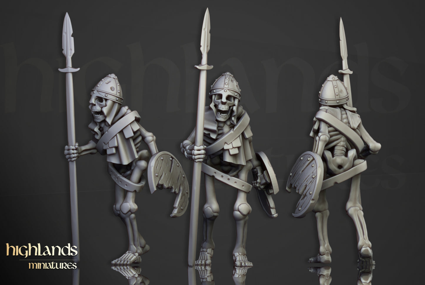 Skeleton Warriors by Highlands Miniatures