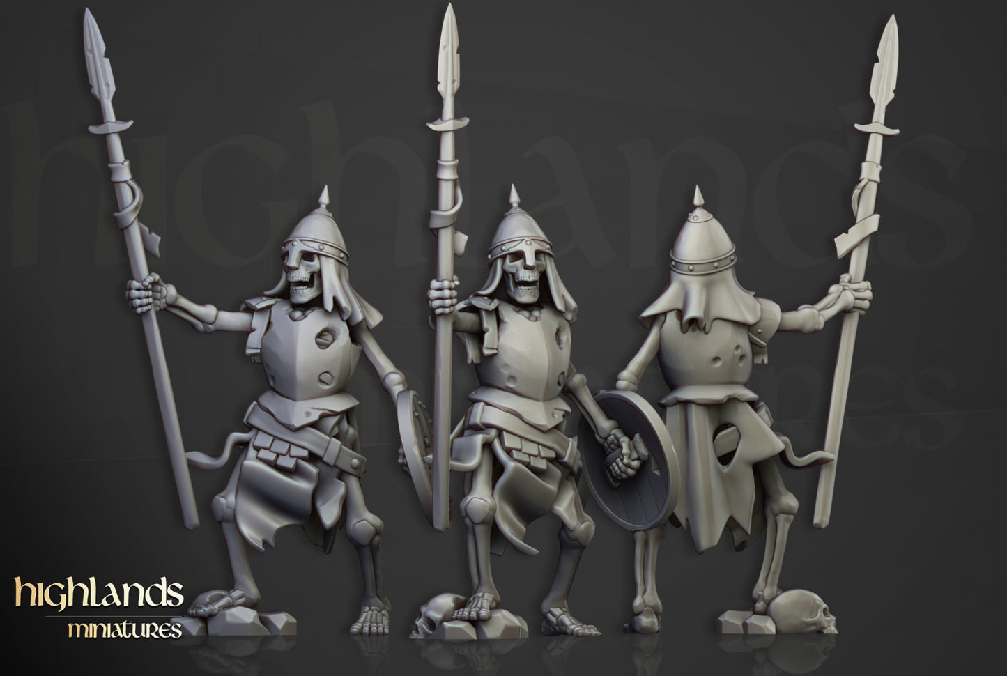 Skeleton Warriors by Highlands Miniatures