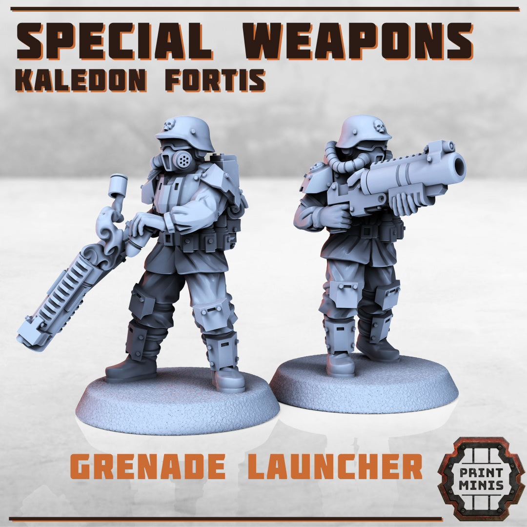 Kaledon Light Infantry Special Weapons