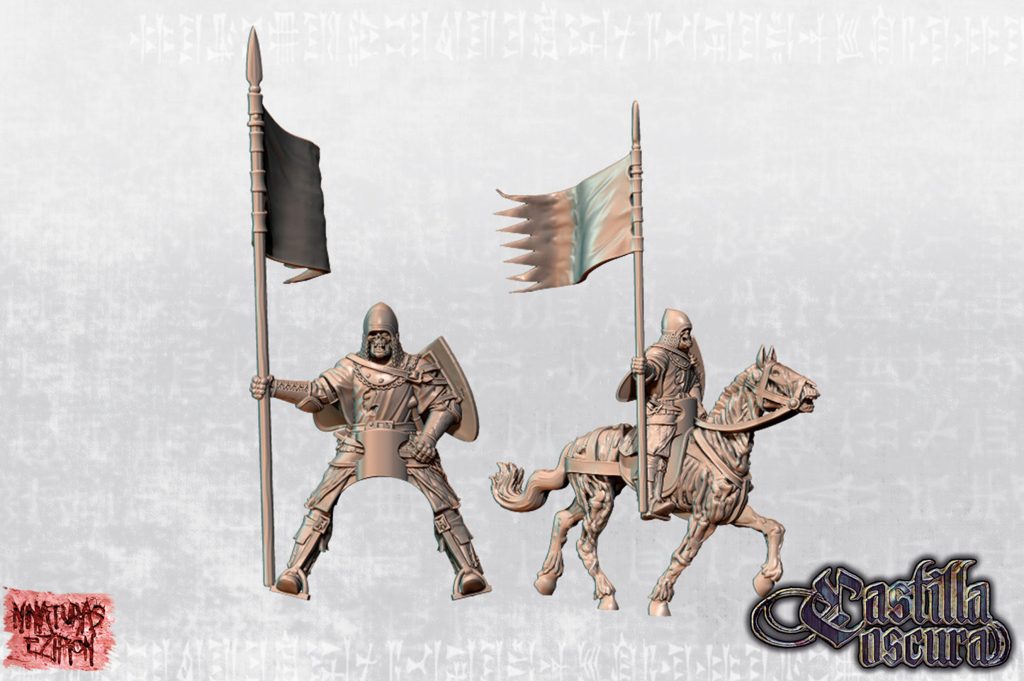 Revived Yeoman of Najera on Horse by Ezipion miniatures