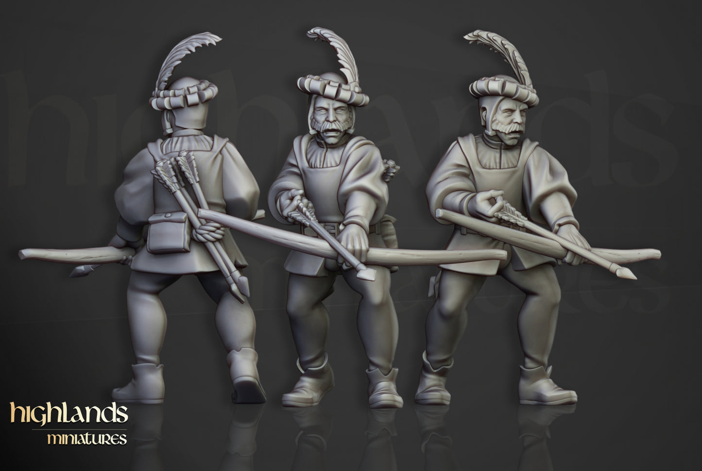 Sunland Bowmen Militia by Highlands Miniatures