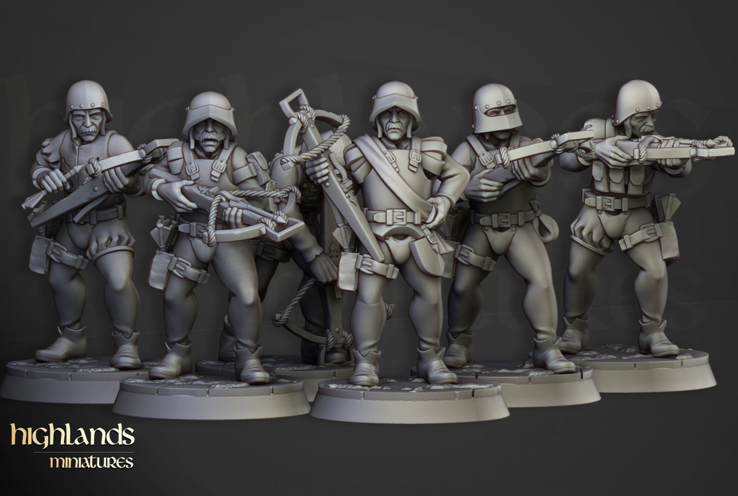 Sunland Crossbowmen Militia by Highlands Miniatures