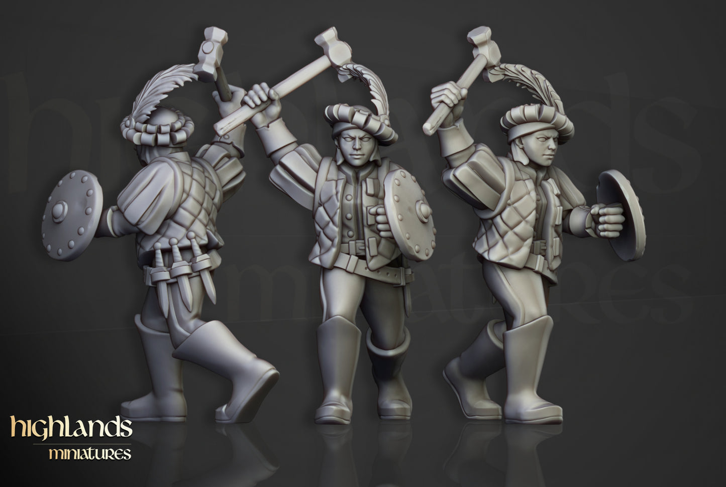 Sunland Militia by Highlands Miniatures