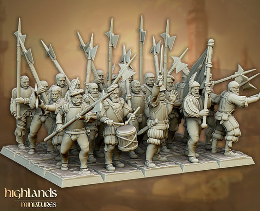 Sunland Imperial Troops with Halberds by Highlands Miniatures