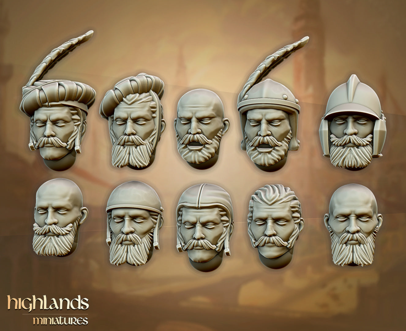 Sunland Imperial Troops with Spears by Highlands Miniatures