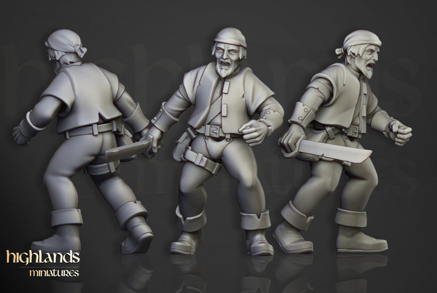 Sunland Militia by Highlands Miniatures