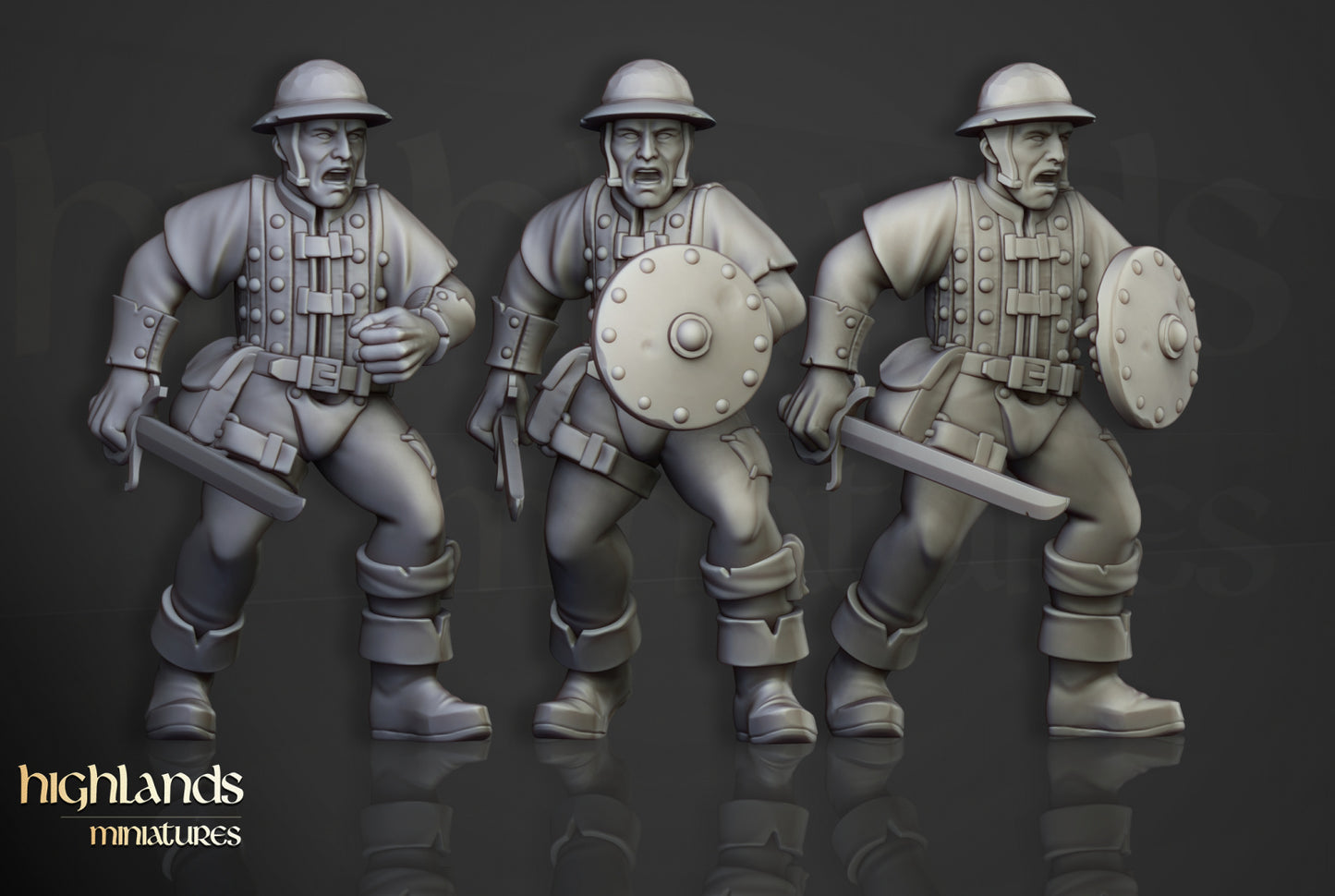 Sunland Militia by Highlands Miniatures
