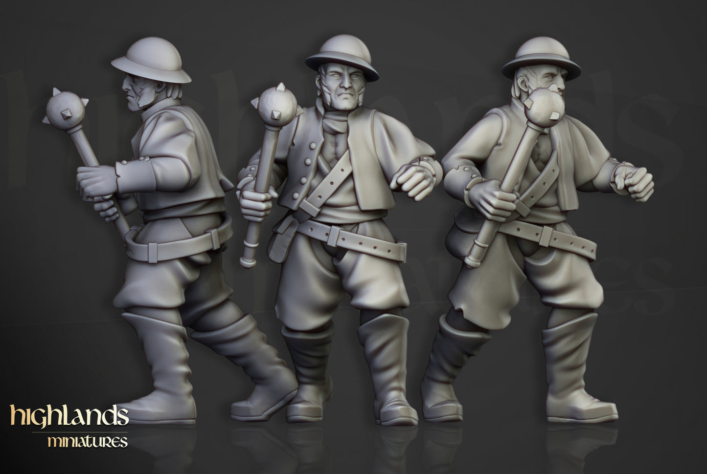 Sunland Militia by Highlands Miniatures