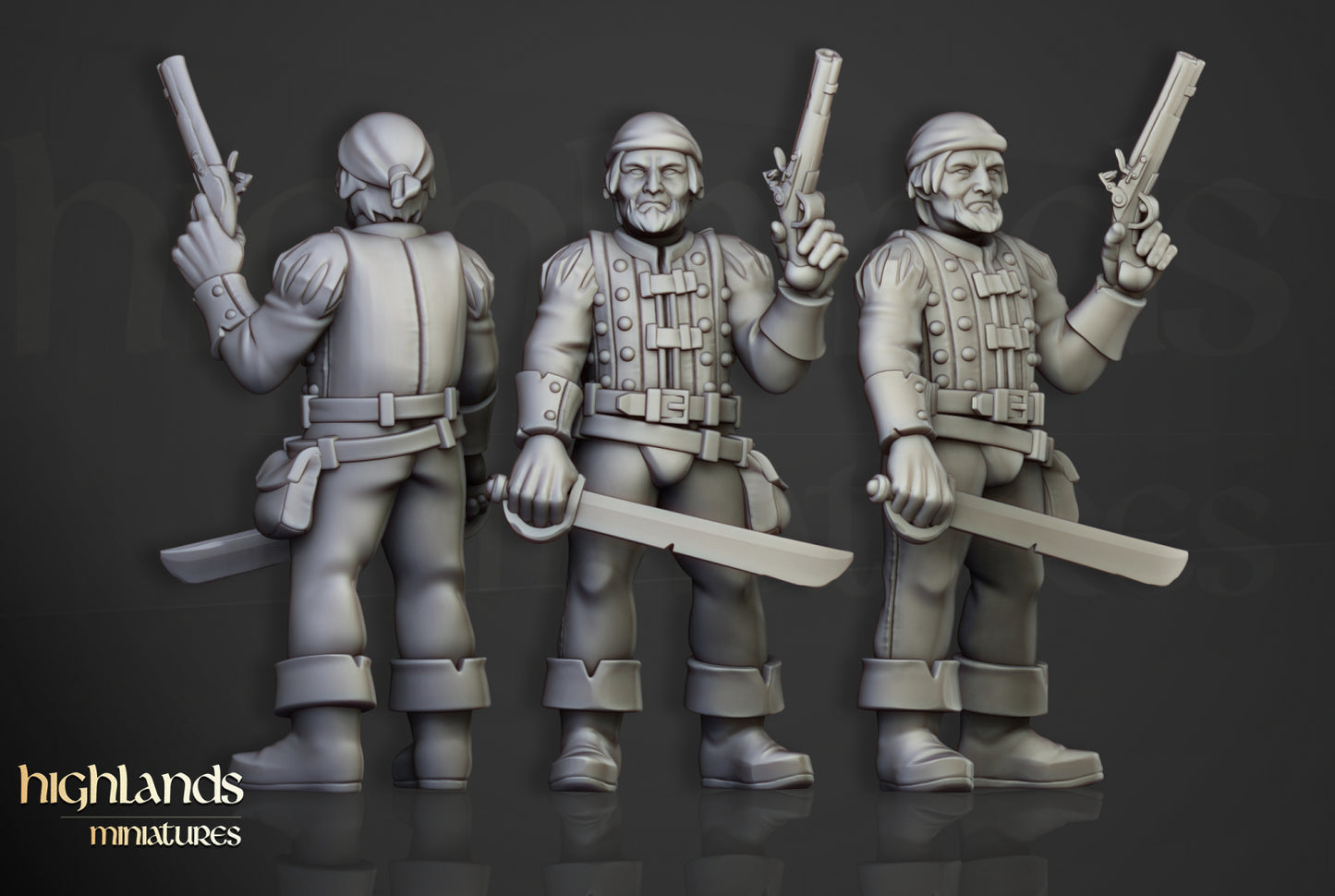 Sunland Militia by Highlands Miniatures