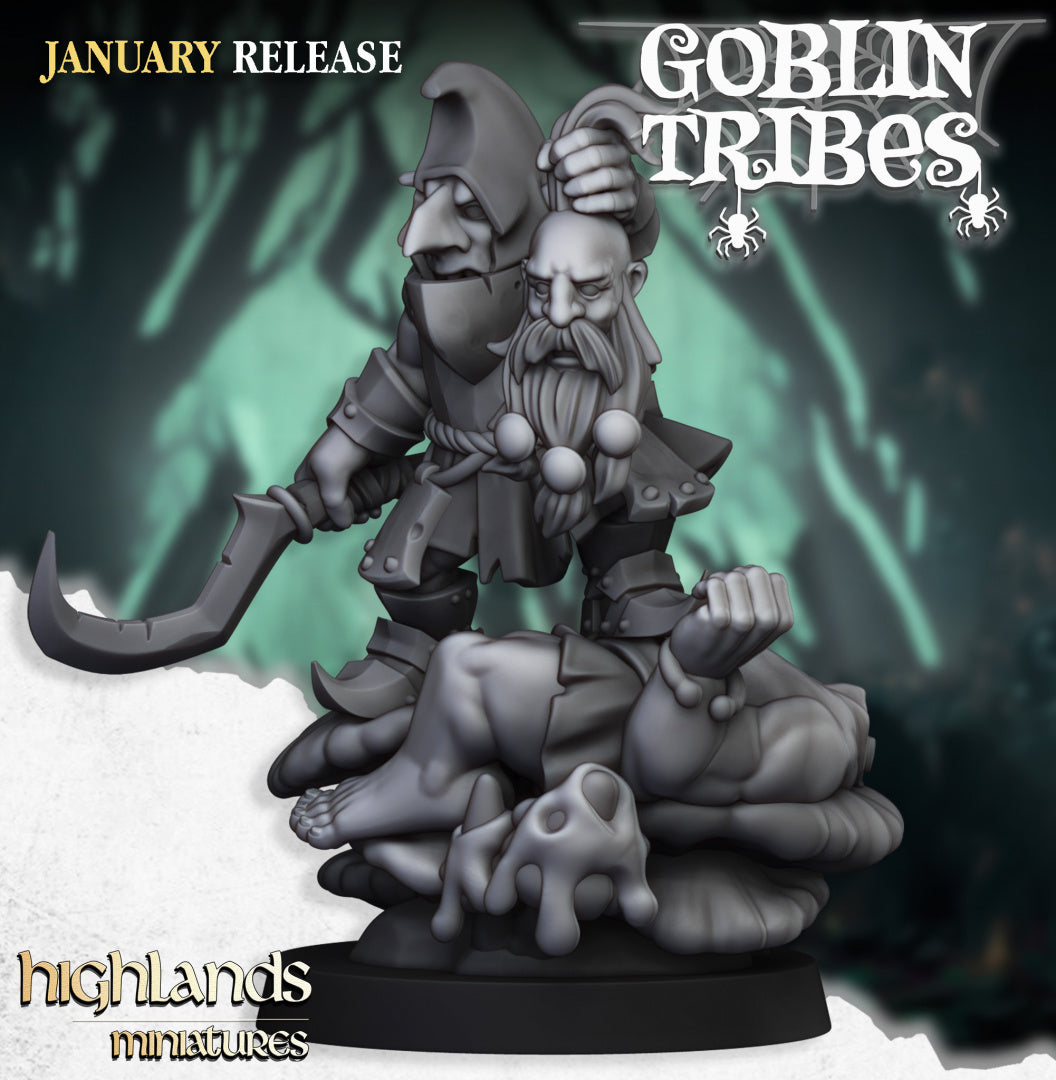 Swamp Goblin Boss by Highlands Miniatures