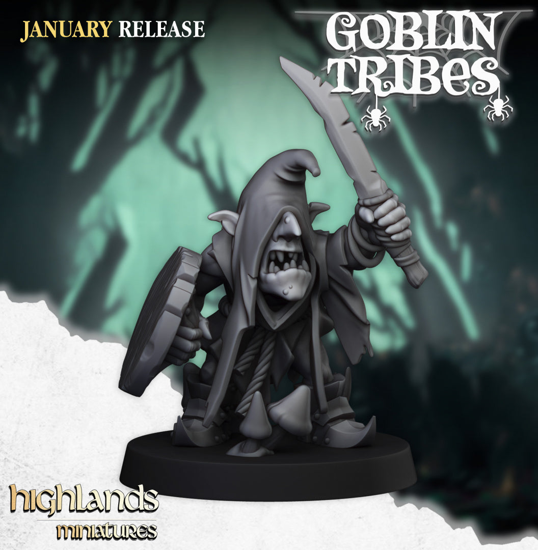 Swamp Goblins with Hand Weapons by Highlands Miniatures